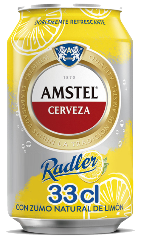 Cerveza con Limon Amstel Radler  caja de 24 latas de 33 cl Precio sin IVA 10.90 €
