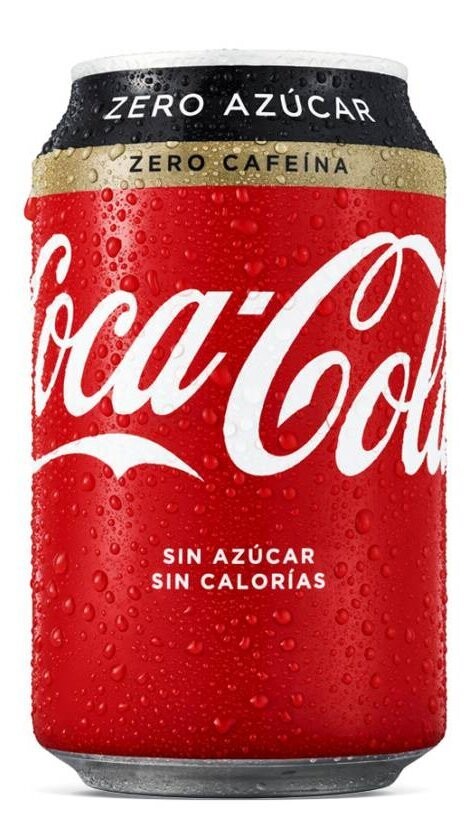 Coca Cola zero azúcar zero cafeína pack 24 latas 33 cl.
