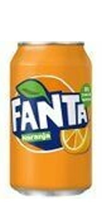 Fanta Naranja caja de 24 latas de 33 cl Precio sin IVA 11.76 €