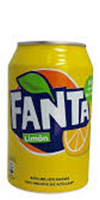 Fanta Limon  caja de 24 latas de 33 cl Precio sin IVA 11.76 €