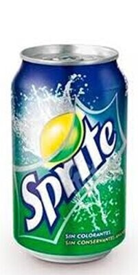 Sprite caja de 24 latas de 33 cl Precio sin IVA 11.05€