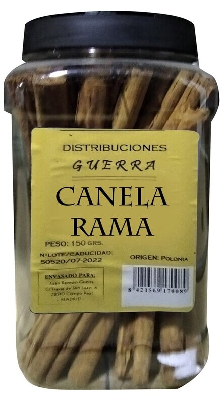 Canela en Rama , Bote Hosteleria Precio Sin IVA 9,50€