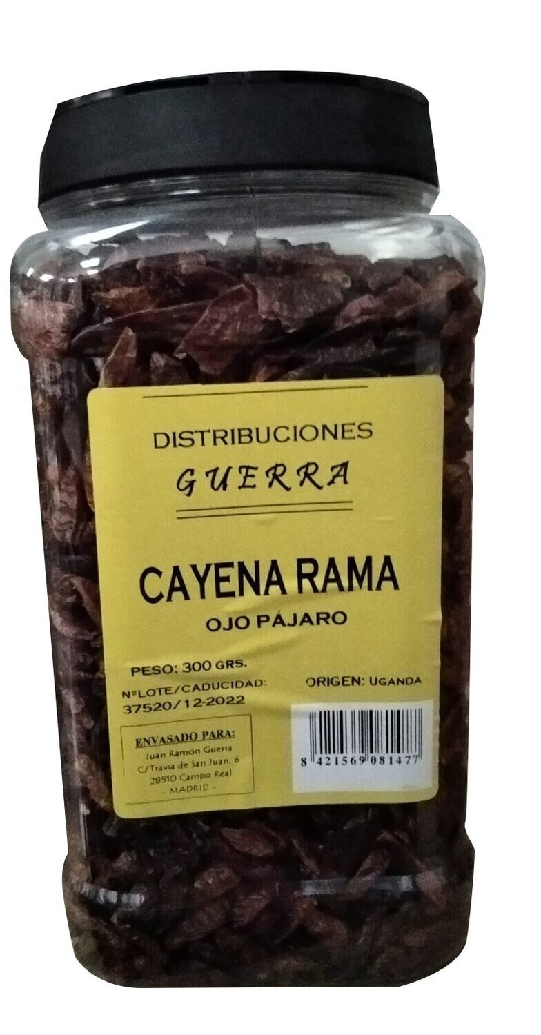 Cayena ojo de pajaro , bote Precio Sin IVA 9,50€