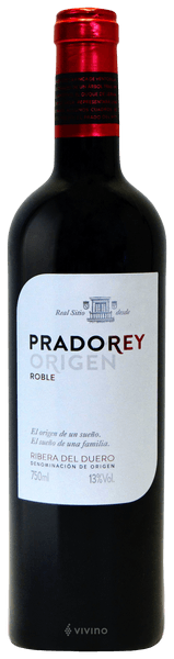 Vino Ribera del Duero Prado Rey Roble 75 cl Precio sin IVA 5.55€