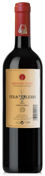 Vino Ribera del Duero Vega Valerio 75 cl Precio sin IVA 2.75€