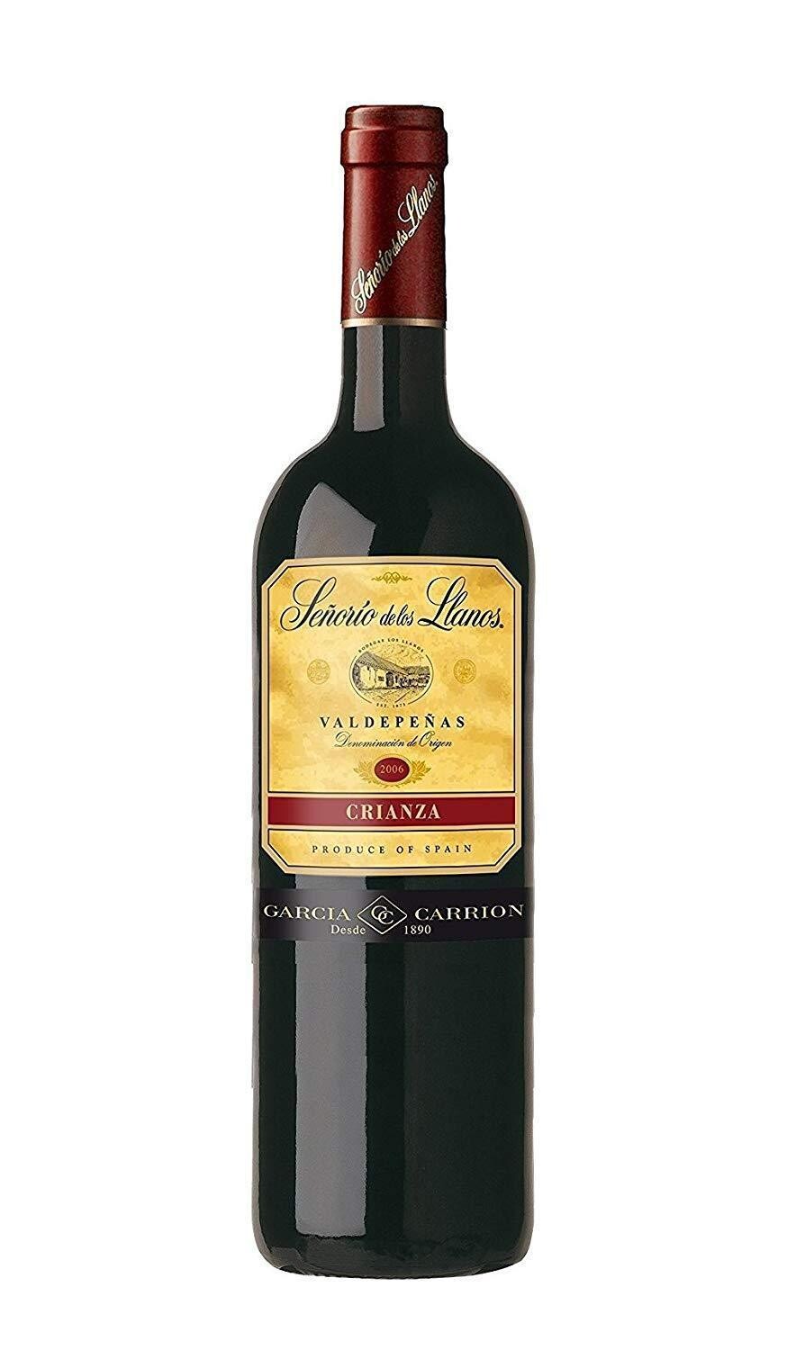 Vino Valdepeñas Señorio de los LLanos 70 cl Precio sin IVA 1.68€