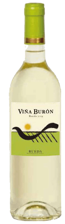 Vino Blanco Rueda Viña Buron botella 75  cl Precio sin IVA 2.40€