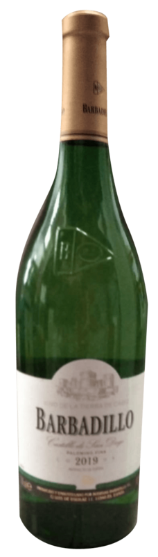 Vino Blanco Barbadillo botella 75  cl Precio sin IVA 3.25 €