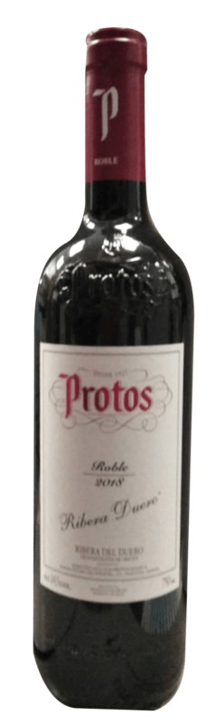 Vino Ribera del Duero Protos Roble botella 75  cl Precio sin IVA 6.25 €