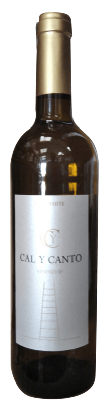 Vino Blanco Verdejo Cal y Canto botella 75  cl Precio sin IVA 1.75€