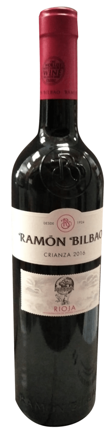 Vino Rioja Ramon Bilbao Crianza botella de 75 cl Precio sin IVA 6.16€