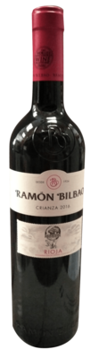 Vino Rioja Ramon Bilbao Crianza botella de 75 cl Precio sin IVA 6.16€