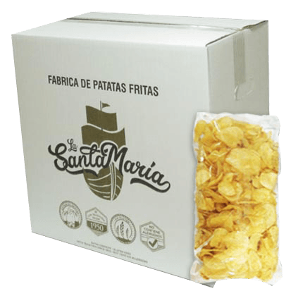 Patatas Fritas Santa Maria caja de 2 Kg (4 bolsas de 500 gramos) Precio sin IVA 9.10 €
