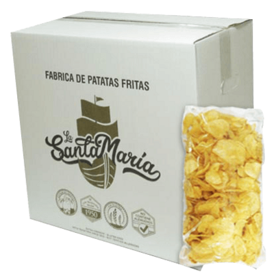 Patatas Fritas Santa Maria caja de 2 Kg (4 bolsas de 500 gramos) Precio sin IVA 9.10 €