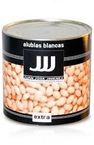 Judias Blancas Cocidas Bote de  3kg Precio sin IVA 4,10€