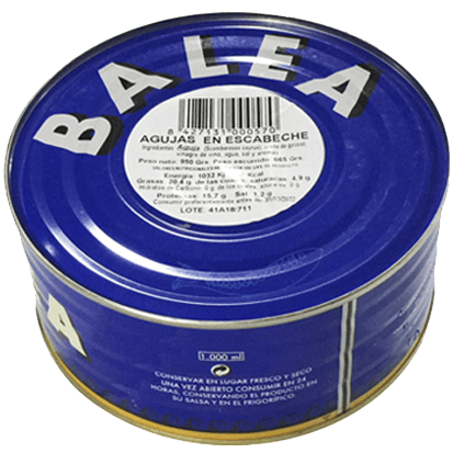 Agujas en Escabeche Balea 80/90 lata ro 1000