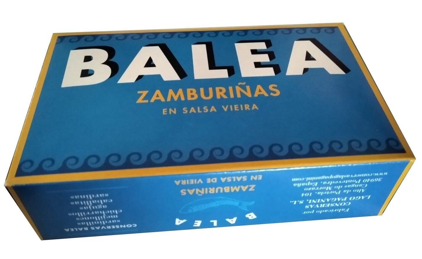 Zamburiñas en salsa vieira Balea en  lata pequeña
