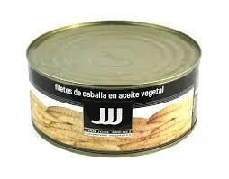 Filetes de Caballa Lata JJJ lata ro 1000 Precio sin IVA 5,80€