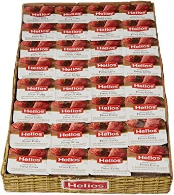 Mermelada de fresa helios caja de 80 tarrinas Precio sin IVA 8.66 €