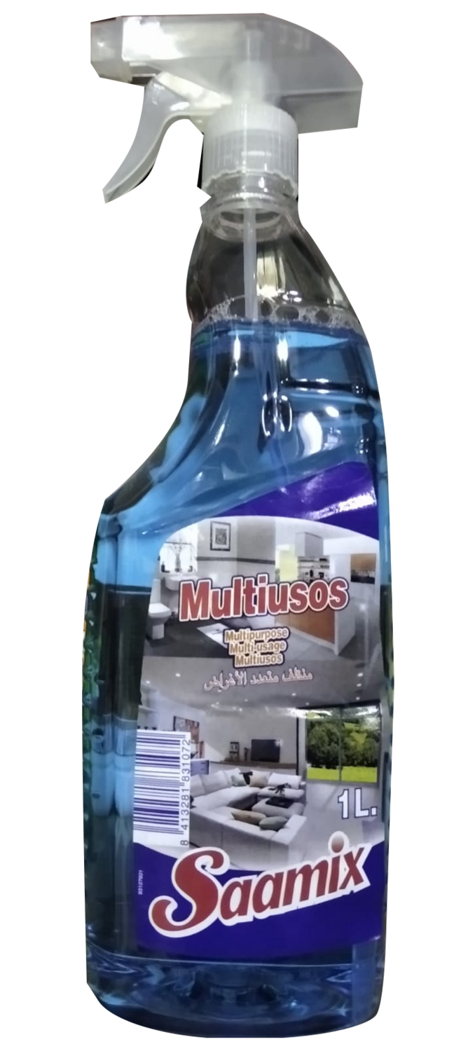 Limpiador Multiusos con pistola botella 100 cl Precio Sin IVA 2,65€
