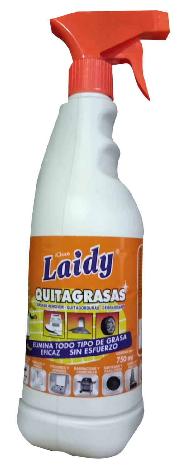 Quitagrasas con pistola Laidy botella de 750 ml Precio Sin IVA 1,95€