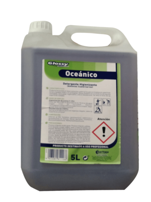 Limpiador Higienizante Oceanico garrafa 5 ltr Precio Sin IVA 8,55€