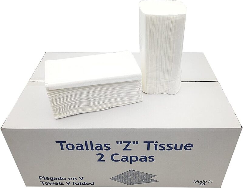 Toallitas Z Pasta doble capa   Paquete de 200 toallitas Precio Sin IVA 1,69€