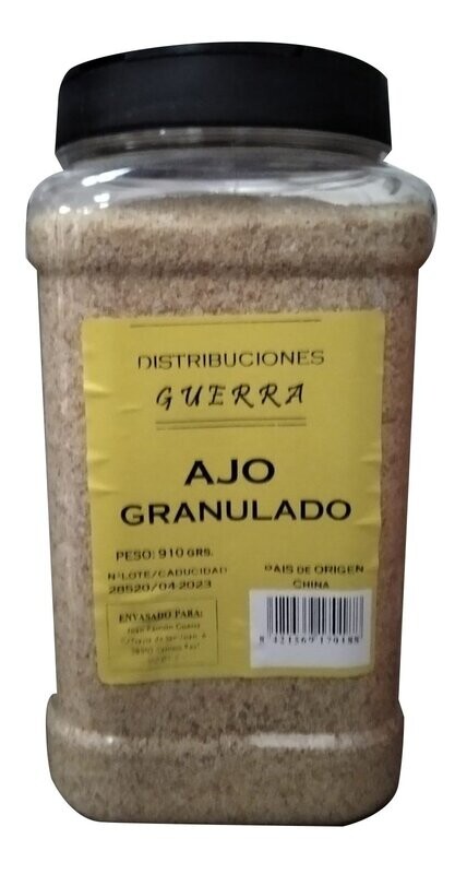 Ajo Granulado , formato hosteleria bote Precio Sin IVA 7.75 €