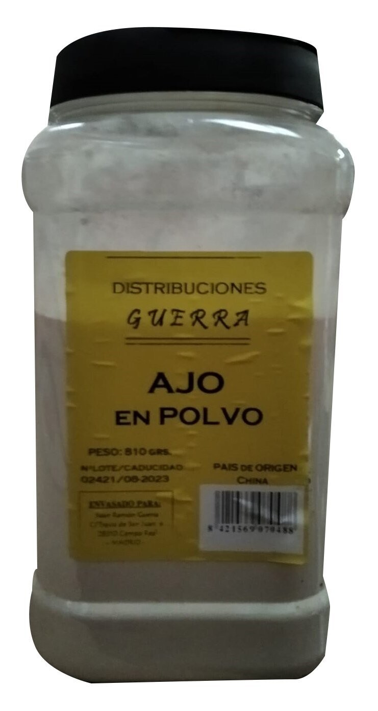 Ajo Molido , formato hosteleria bote Precio Sin IVA 5,50€