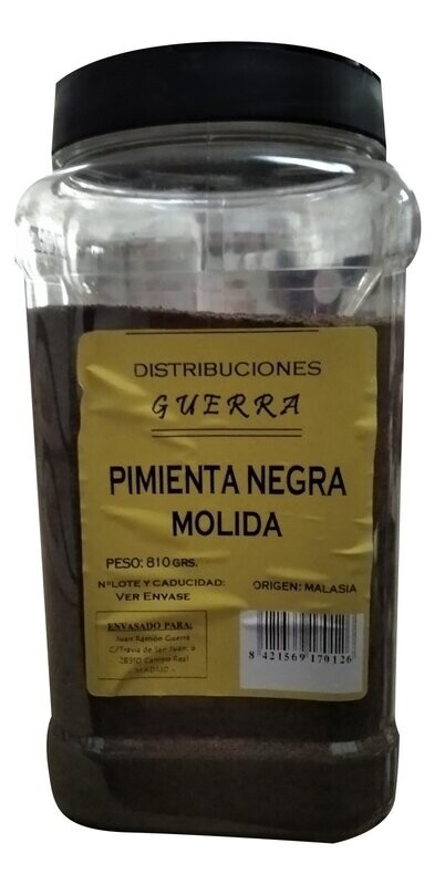 Pimienta Negra Molida , Bote Hosteleria Precio Sin IVA 12.90 €