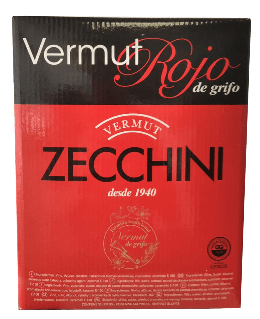 Vermouth Bag In Box 5 Ltr zechini Precio sin IVA 17,85€