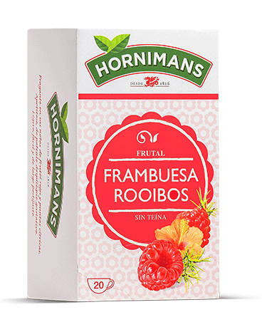 Infusion Hornimans  Roibos Frutos Rojos sin teina caja de 20 sobres Precio sin IVA 3.25 €