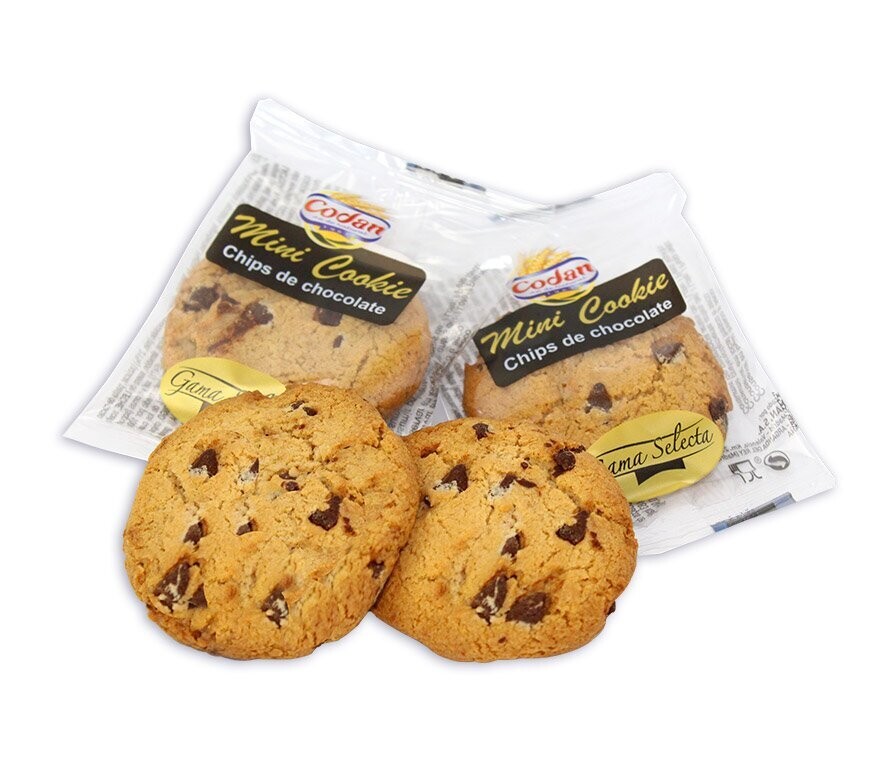 Galletas para cafe individuales Mini Cookei caja hosteleria