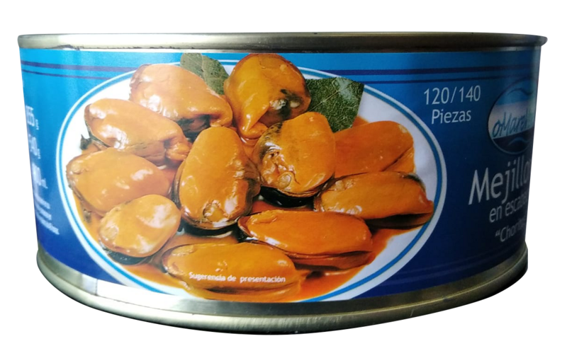 Mejillon OMareVento 120 PIEZAS lata ro 1000 Precio sin IVA 7,85€