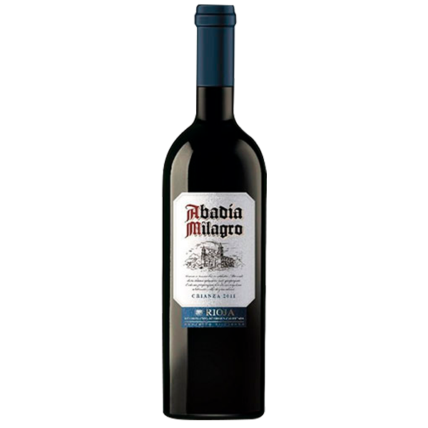 Vino Rioja Crianza Abadia milagro 75 cl Precio sin IVA 2.99€