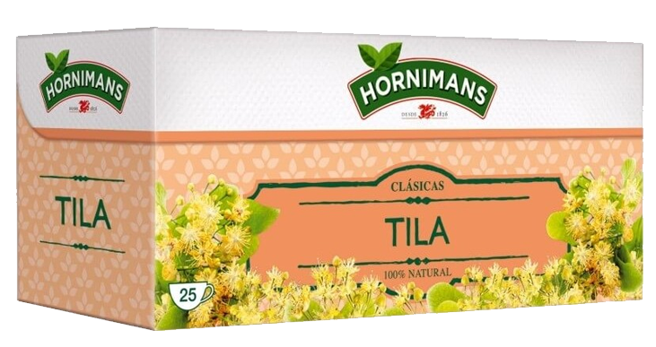 Tila Hornimans  caja de 25 sobres Precio sin IVA 2,65€