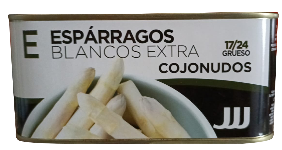 Esparragos Blanco  17/24 Lata de  660gr Precio sin IVA 4,65 €