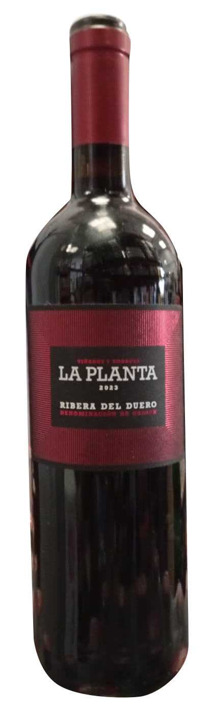 Vino Ribera del Duero La Planta botella 75  cl Precio sin iva  6.65 €