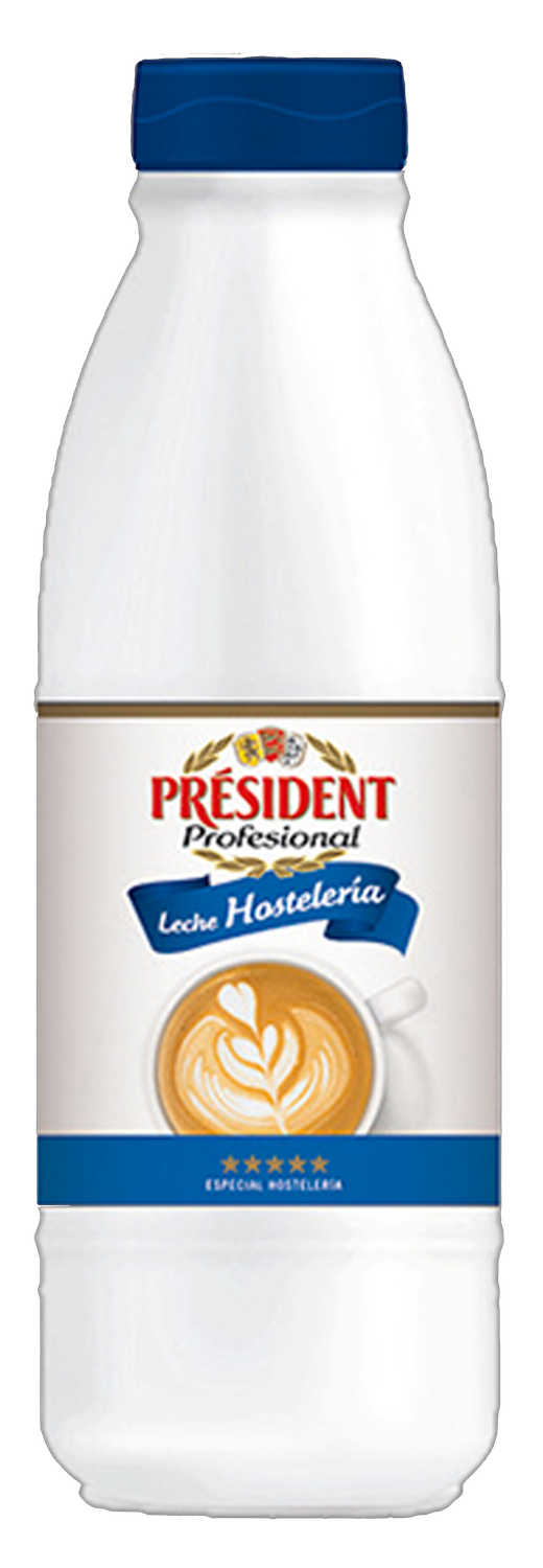 Leche President Hosteleria caja de  6 botellas de 1,5 ltr Precio sin IVA 9.66 €