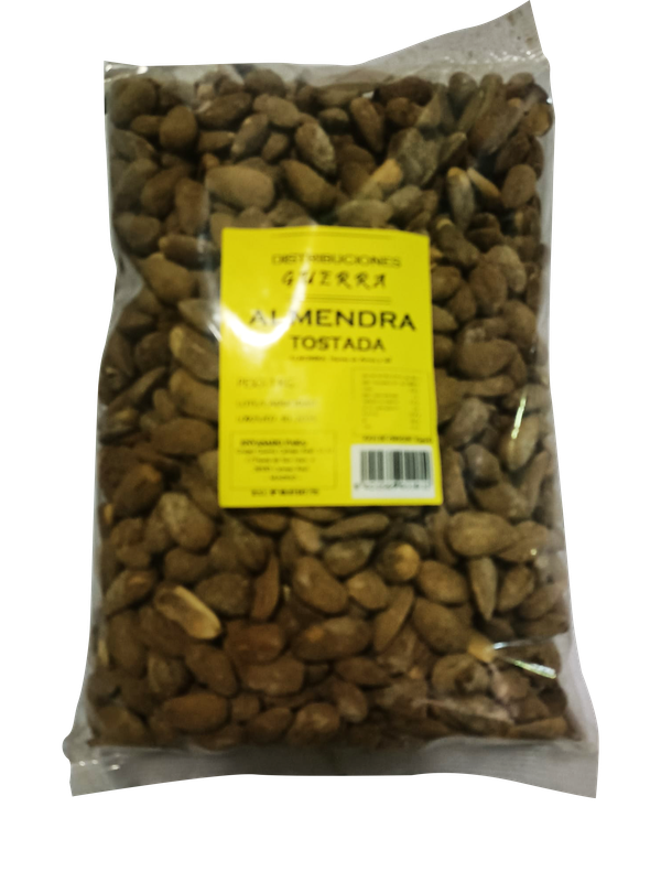 Almendra Tostada con piel   Bolsa de 1 Kg Precio sin IVA 11.70 €