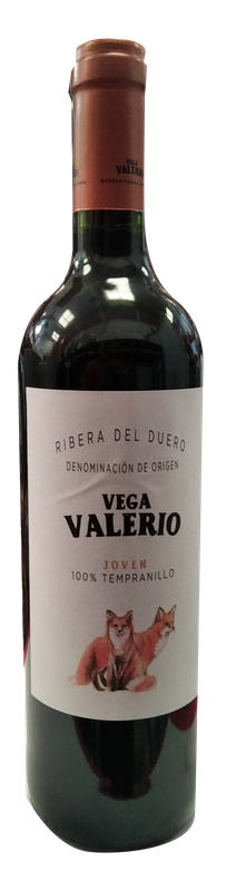 Vino Ribera del Duero Vega Valerio botella 75 cl Precio sin IVA  3.10 €
