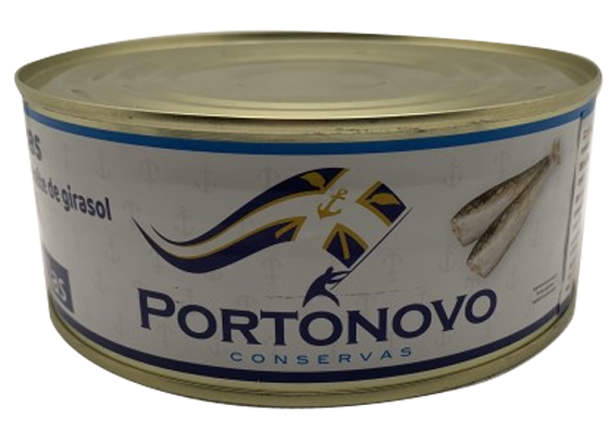 Sardina en Aceite Portonovo Lata de ro 1000 Precio sin IVA 6,95 €