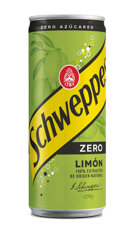 Schwepps limon LATA caja 24 unidades Precio sin iva 11.80 €