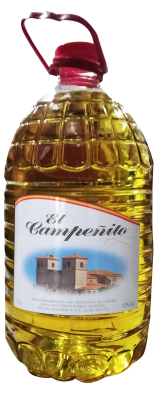 Vino Blanco Campeñito   Garrafa 5 lt Precio sin IVA  6.25 €