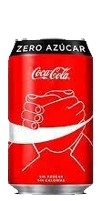Coca Cola Zero caja de 24 latas de 33 cl Precio sin IVA 13.85 €