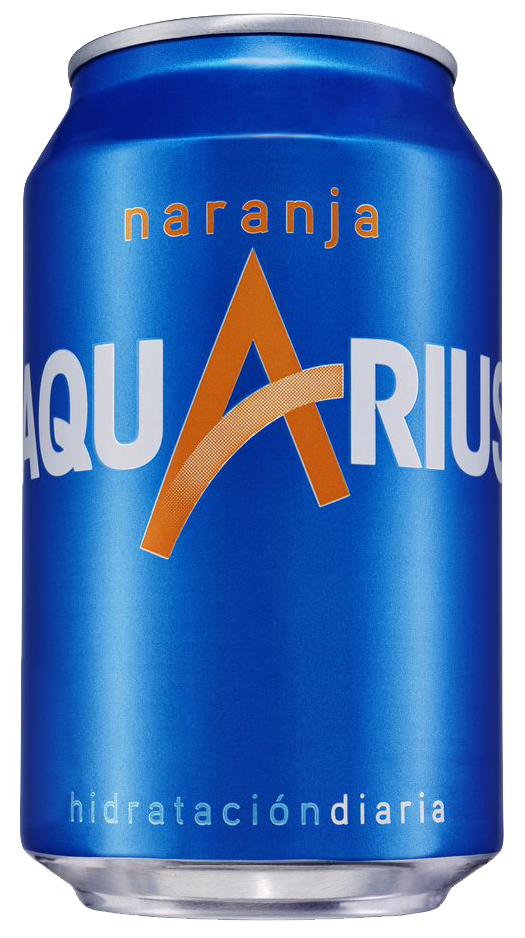 Aquarius Naranja caja de 24 latas  de 33 cl Precio sin IVA 15.45 €