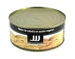 Filetes de Caballa Lata JJJ lata ro 1000 Precio sin IVA  6.70 €