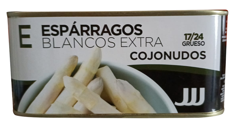 Esparragos Blanco  17/24 Lata de  660gr Precio sin IVA 4,65 €