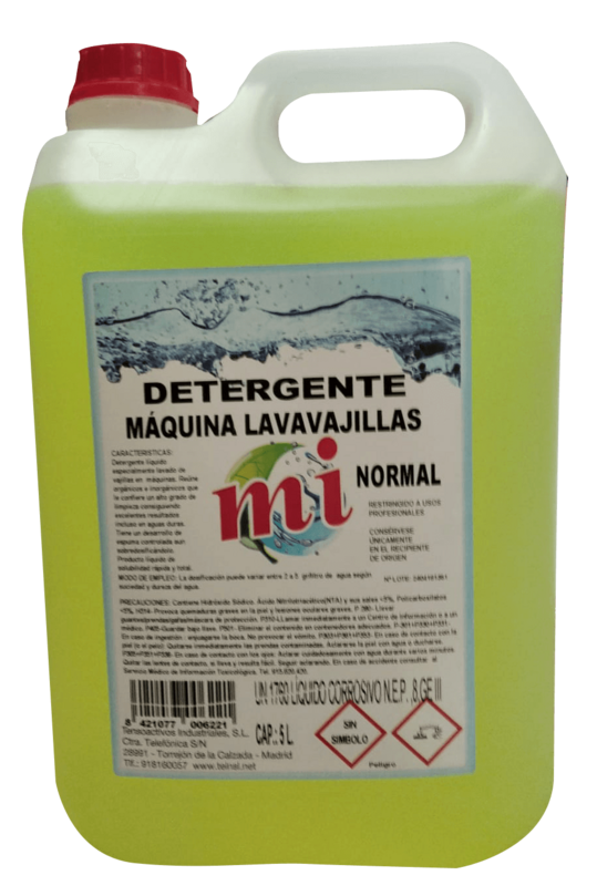 Lavavajillas Maquina industrial gasrrafa 5 Ltr Precio Sin IVA   5.85 €