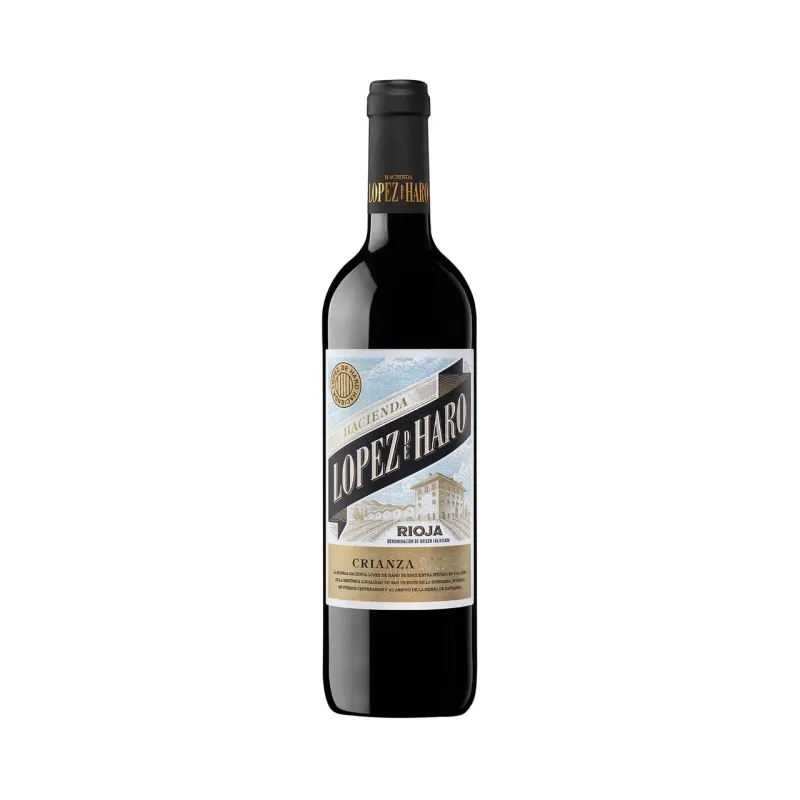 Rioja Hacienda Lopez de Haro crianza botella 75 cl  Precio sin iva 5.15 €